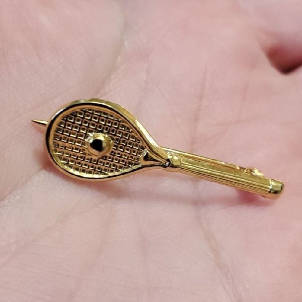 Navika USA gold tone tennis pin